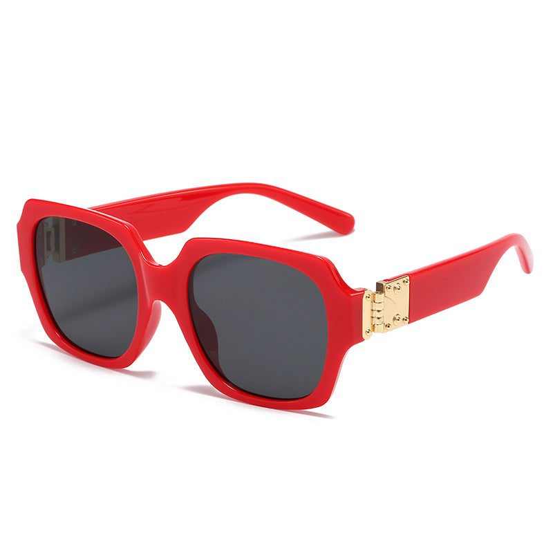 Women's fashionable oversized sunglasses with luxurious metal elements Kalsten