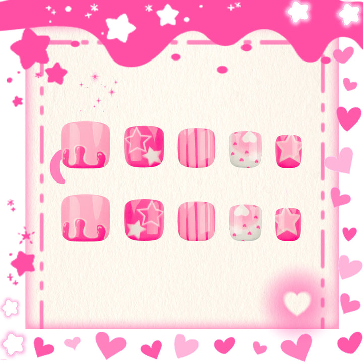 Artificial Nail Art with Panda Designs Kalsten