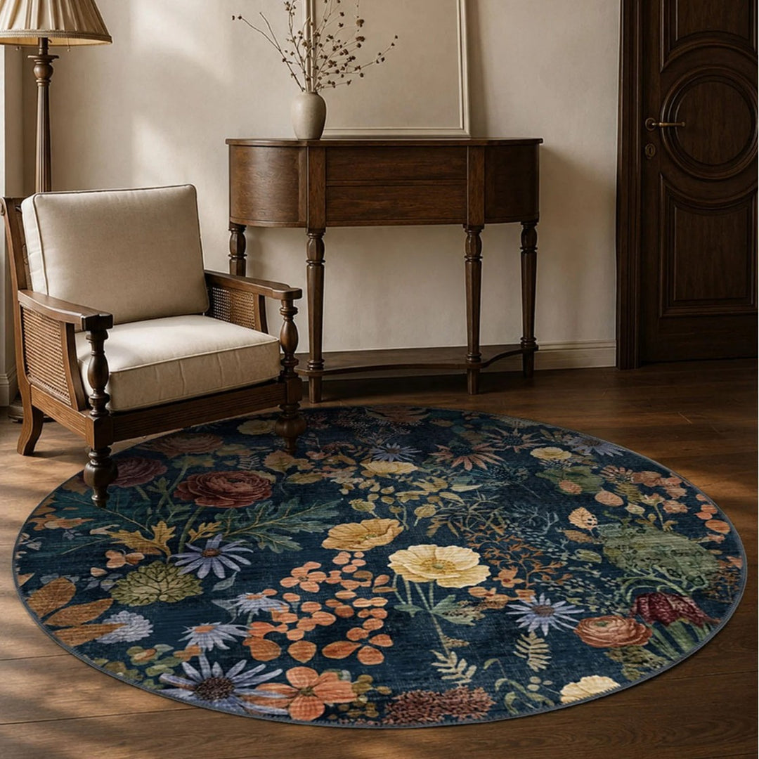 Vintage-Inspired Geometric Area Rug