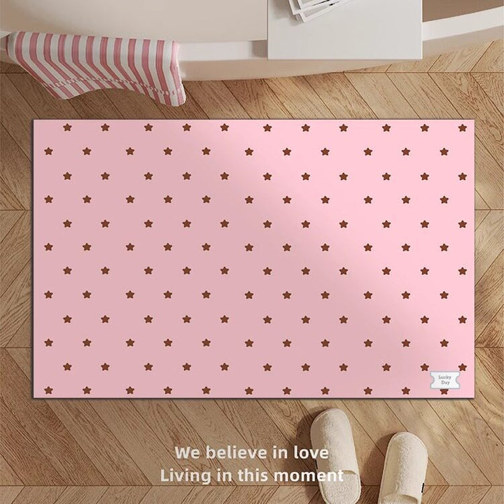 Star-Patterned Floor Mat