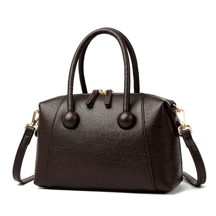 Stylish Textured Handheld Satchel Kalsten