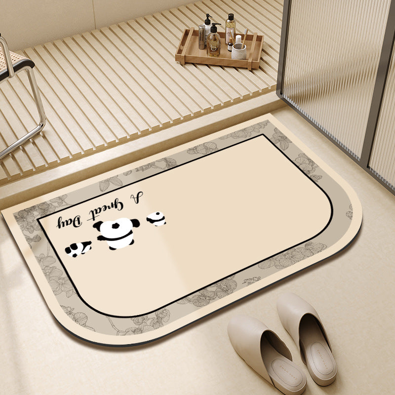 Playful Pet-Themed Welcome Mat