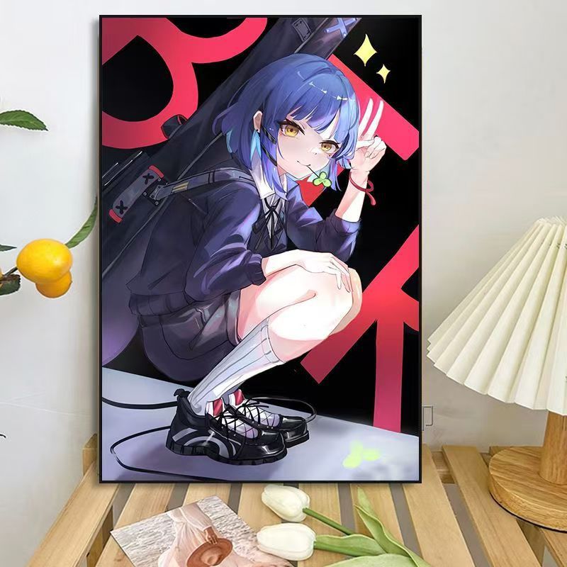 Anime-Inspired Character Wall Art Print Kalsten