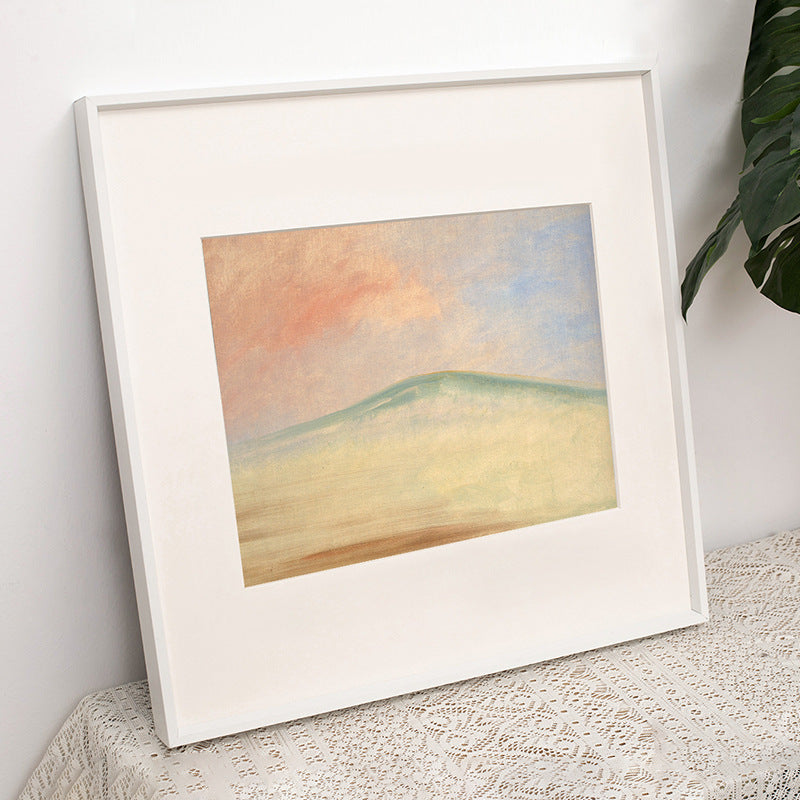 Framed Beach Landscape Artwork