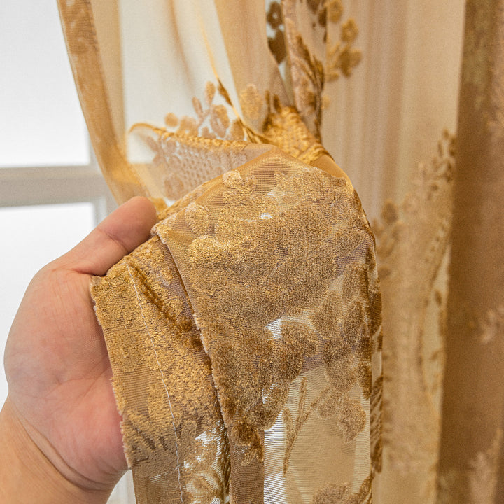 Elegant Sheer Lace Curtains Kalsten