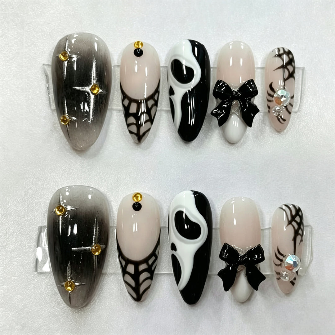 Decorative Manual Press-On Nail Set