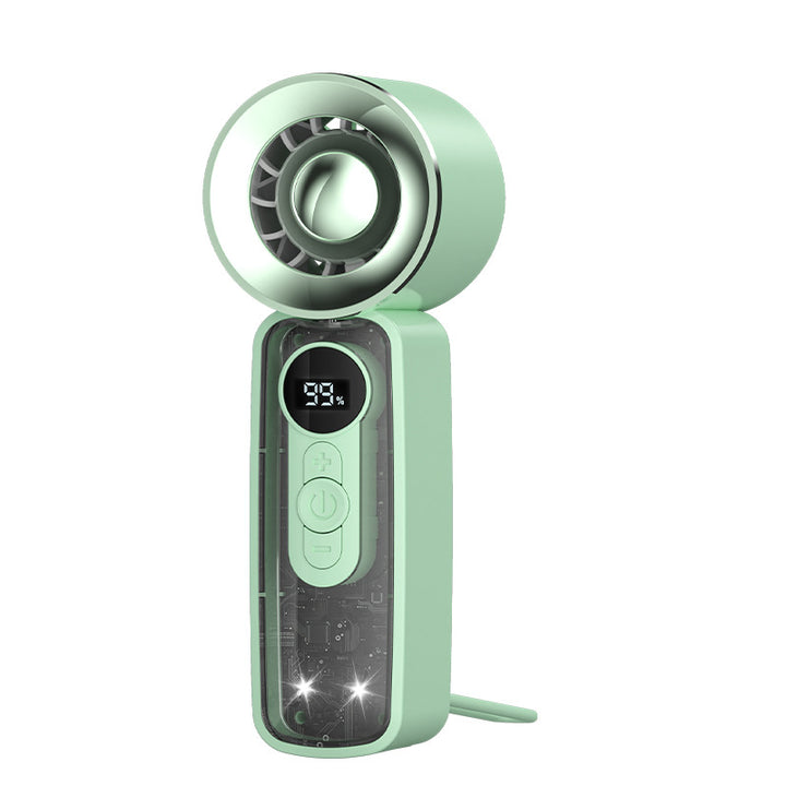 Unisex Portable USB Mini Fan with LCD Display and Various Speed Levels Kalsten