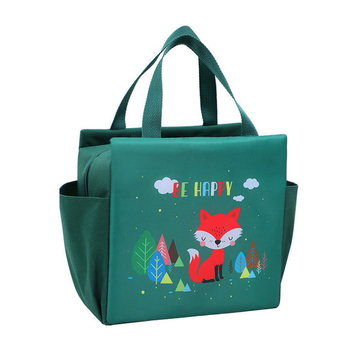 Cute Fox Design Insulated Lunch Tote