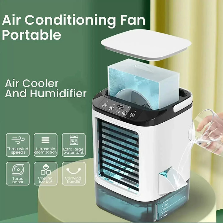 Unisex One Size Portable Desktop Vaporizer and Humidifier with Ultrasonic Automatizer Removable Ice Chamber Large Water Tank Kalsten