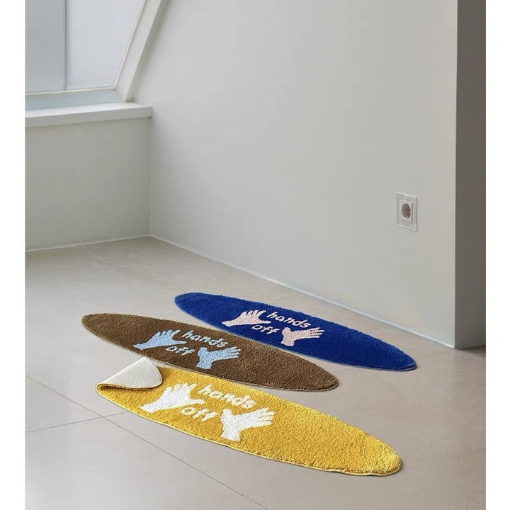 Fun Surfboard-Shaped Bath Mat Kalsten