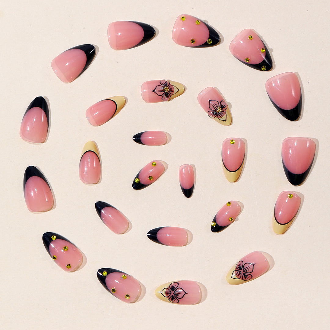 Artistic Floral Design Nail Art Kalsten