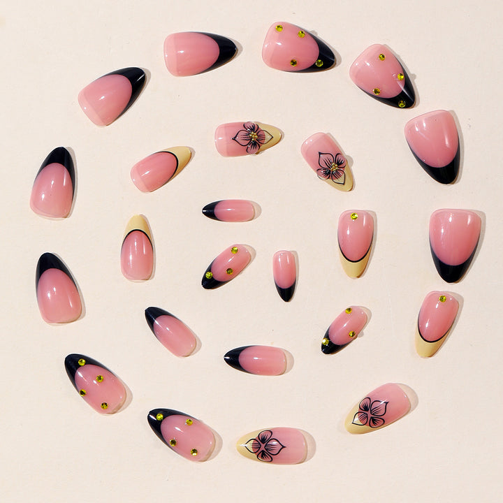 Artistic Floral Design Nail Art Kalsten