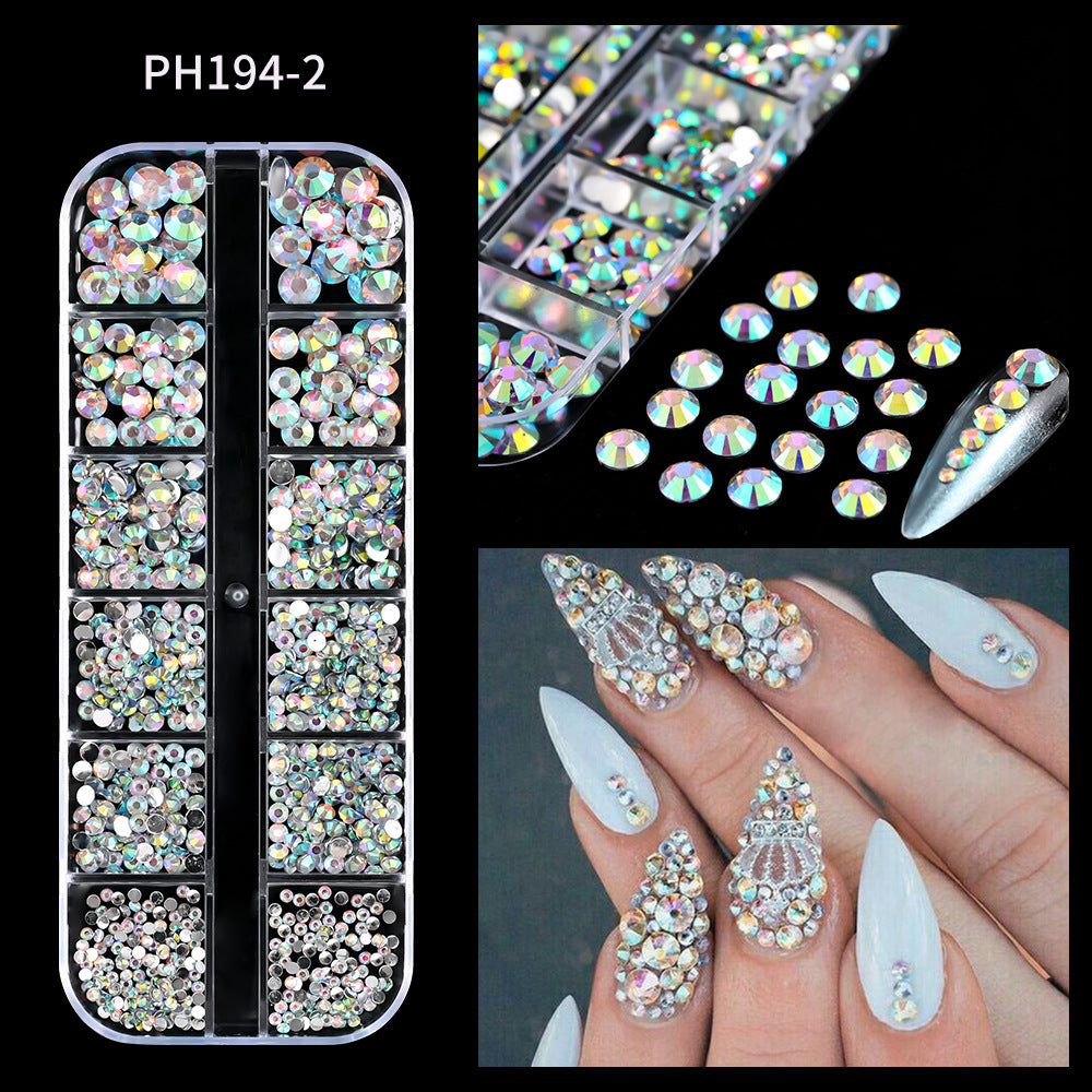 Premium Rhinestone Nail Art Decoration Kit