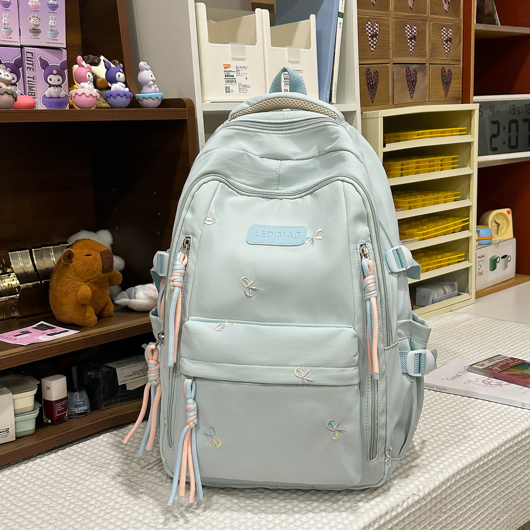 Embroidered Multi-Functional Backpack Kalsten