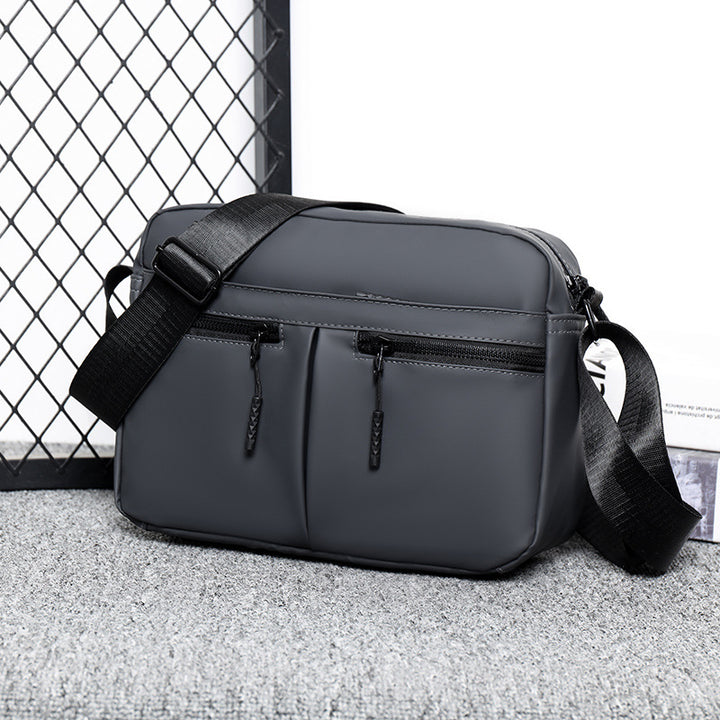 Sleek Dual-Zippered Utility Crossbody Bag Kalsten