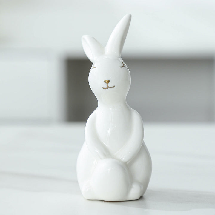 Ceramic Bunny Figurine Kalsten