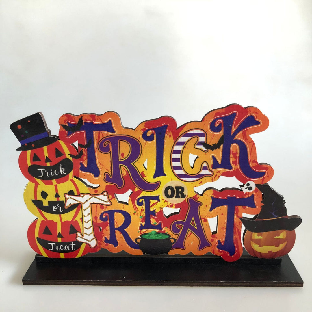 Halloween-Themed Decorative Table Centerpiece