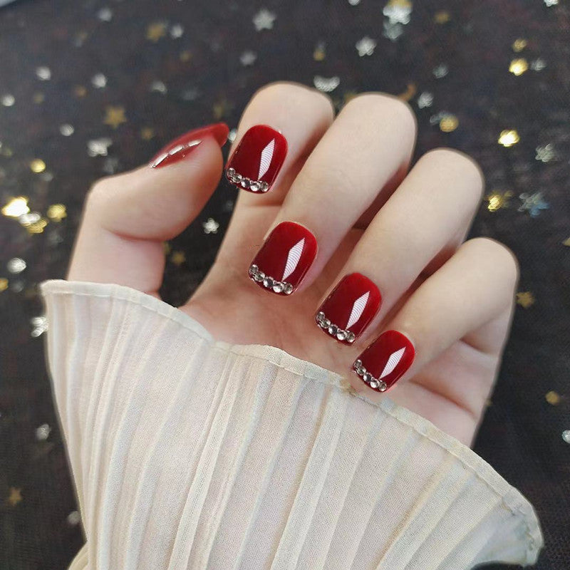 Elegant Glamorous Press-On Nail Set