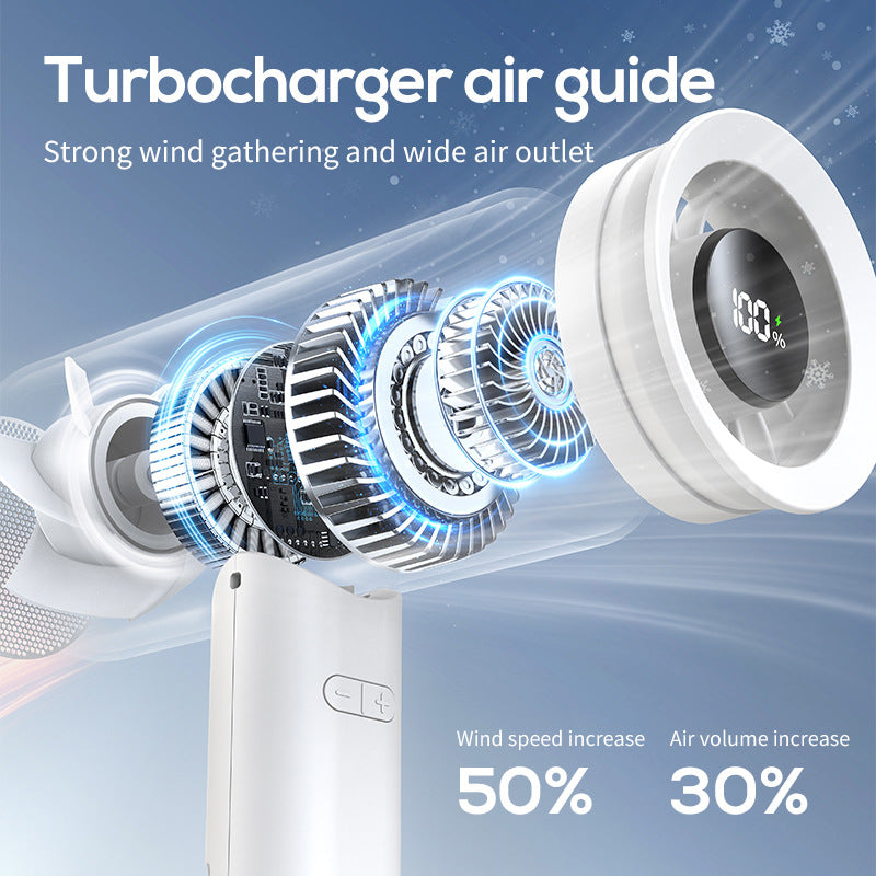 Unisex Portable Rechargeable Handheld Cooling Device Kalsten