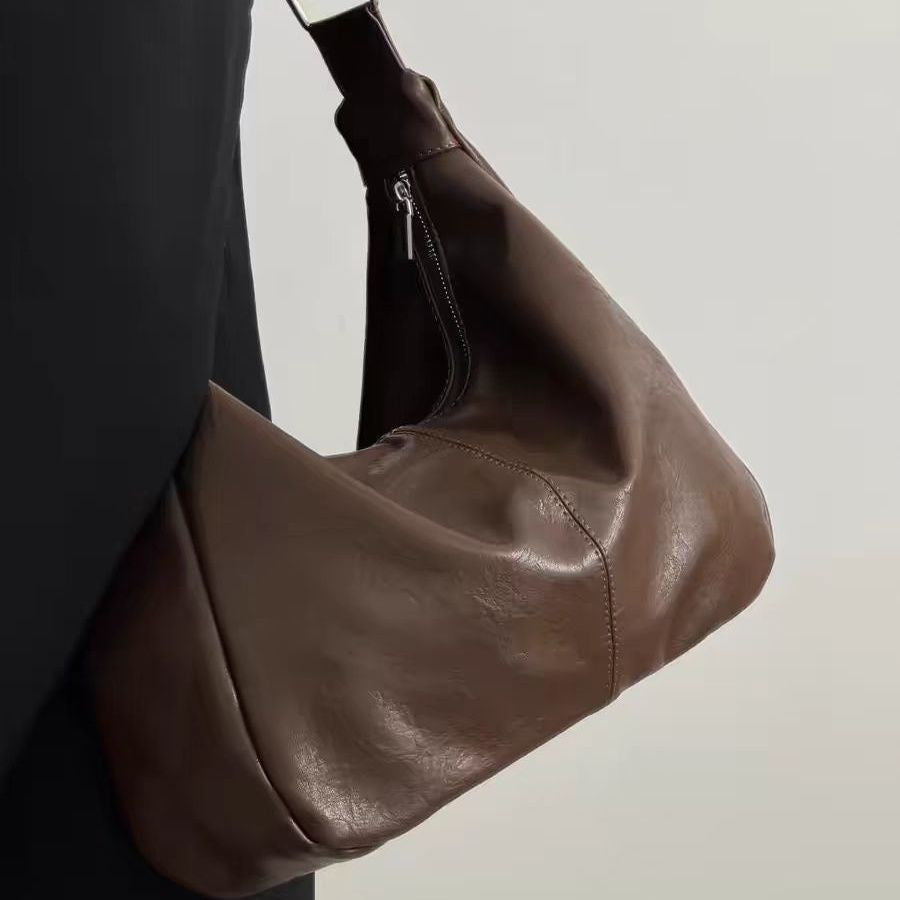 WoLuxe Leather Hobo Bag