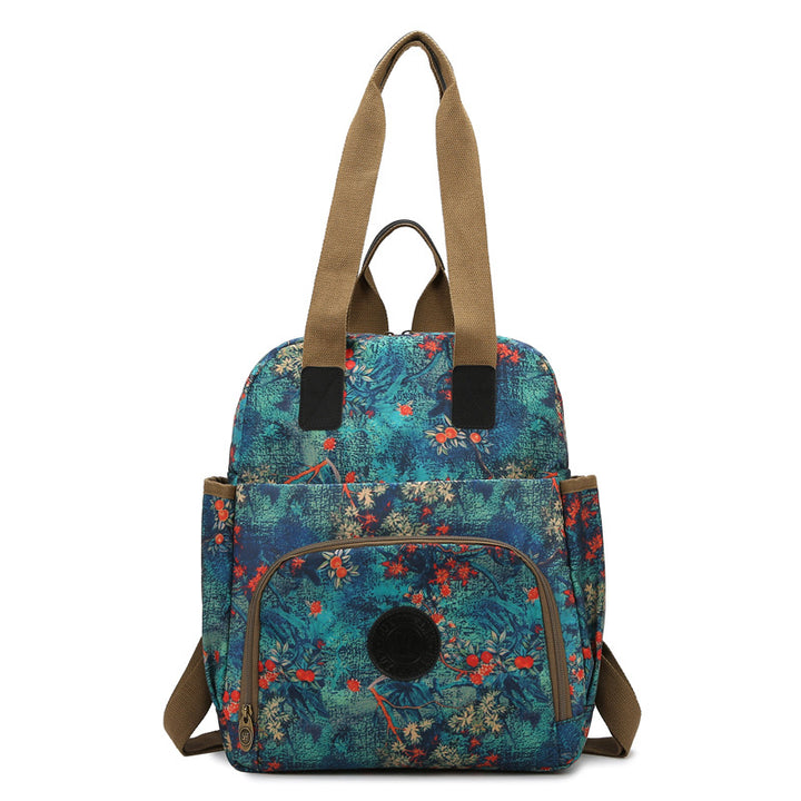 Floral Print Multi-Functional Backpack Kalsten