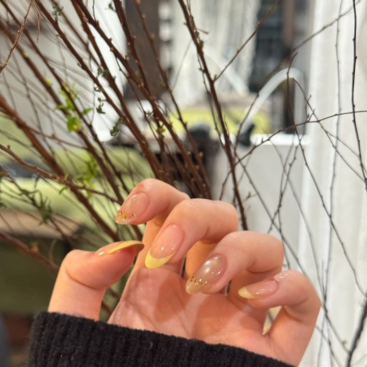 Elegant Ombre French Tip Nail Extensions