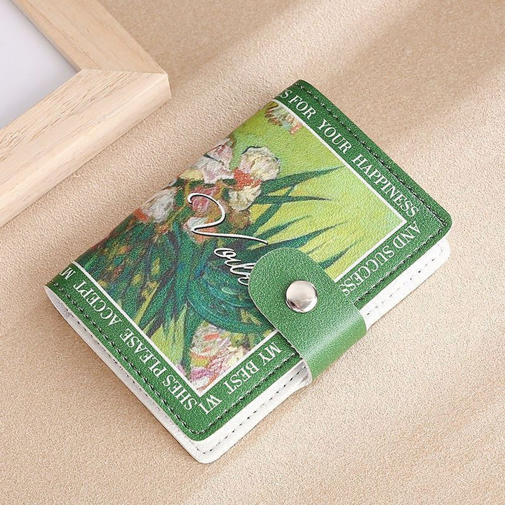 Floral Design Compact Wallet Kalsten