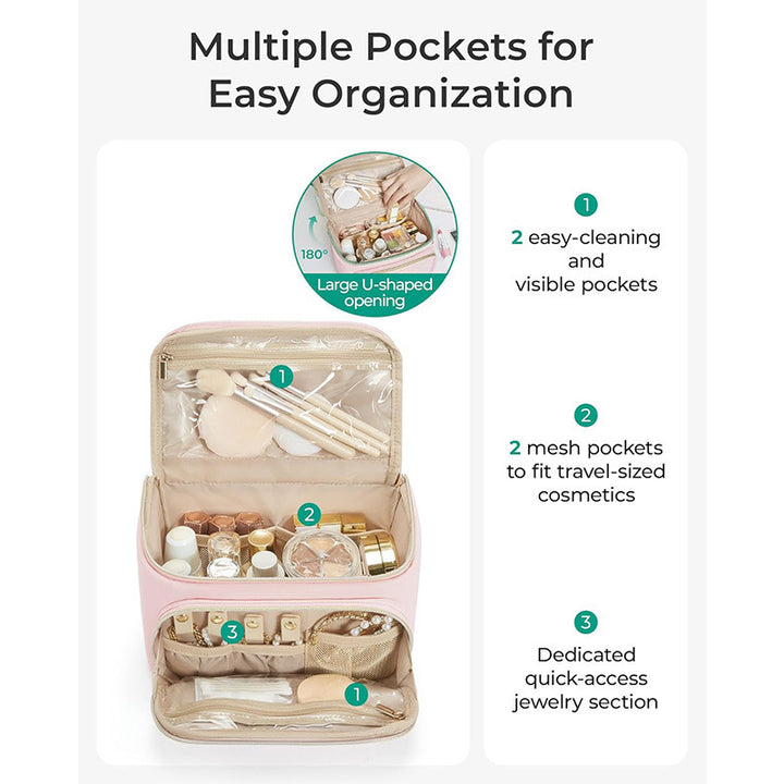 Multifunctional Cosmetic Organizer Bag with Removable Hanging System Kalsten