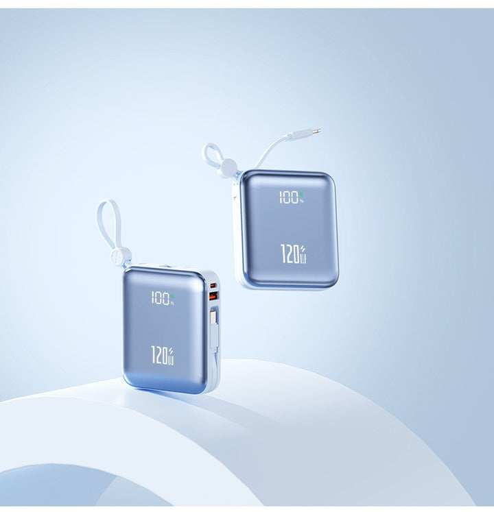 Compact power bank with state-of-the-art quick charging function and digital display Kalsten