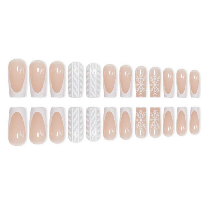 Seasonal French Tip Nail Art Set Kalsten