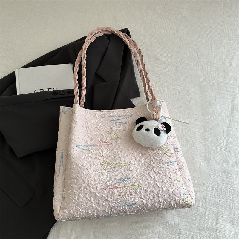 Quilted Decorative Shoulder Bag Kalsten