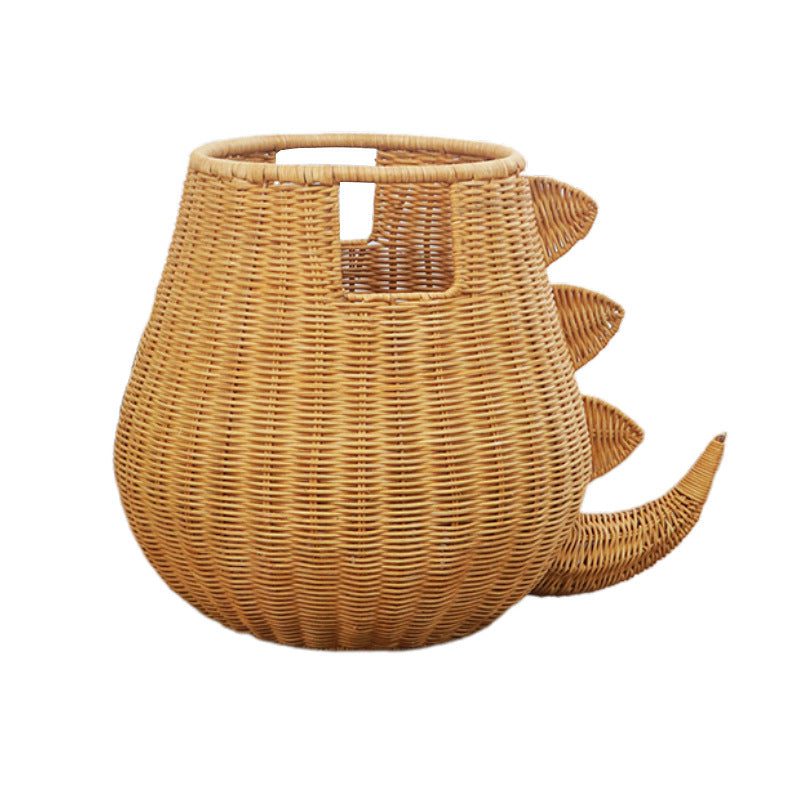 Creative Dinosaur-Shaped Woven Storage Basket Kalsten