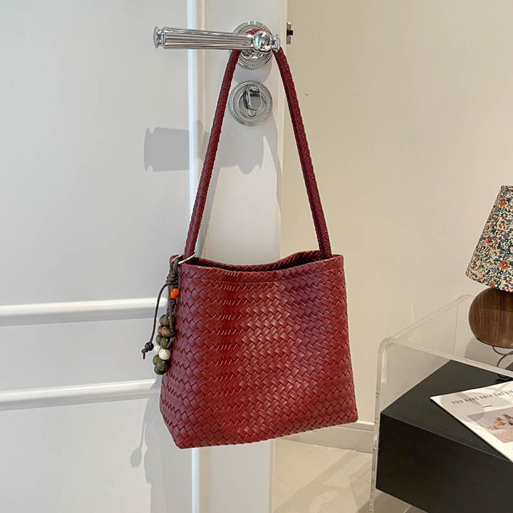 Handcrafted ven Leather Tote Kalsten