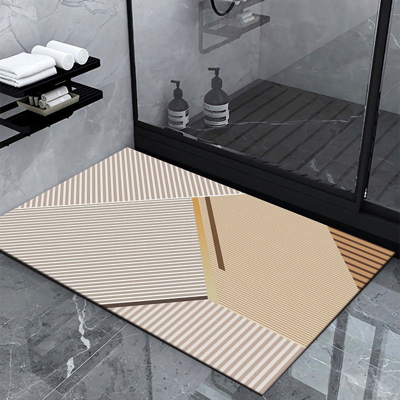 Geometric Pattern Bathroom Mat Kalsten