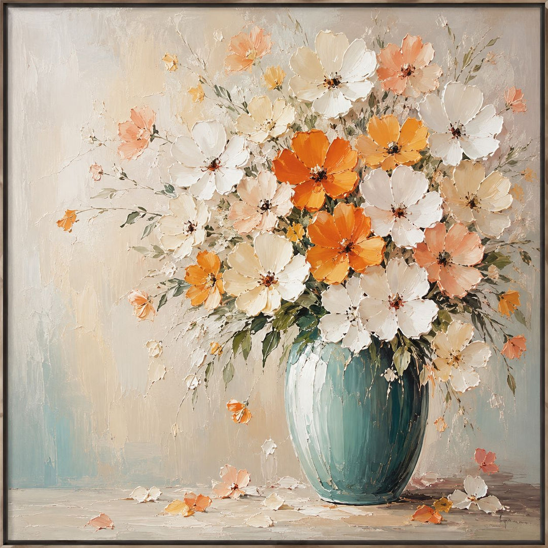 Floral Art Canvas Print for Home