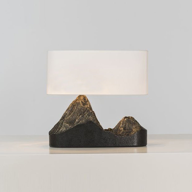 Decorative Mountain Sculpture Table Lamp