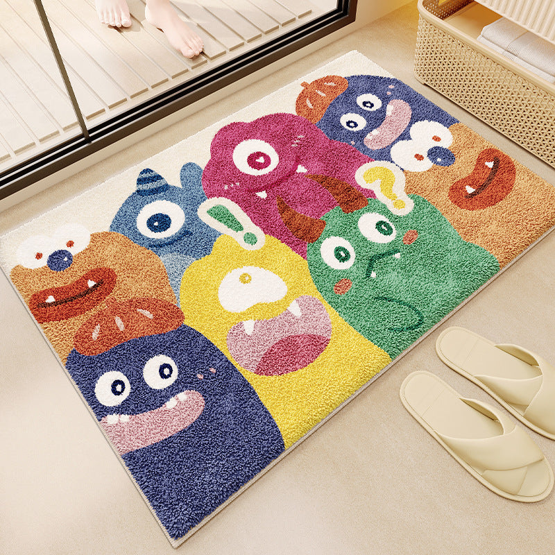Fun Monster-Themed Bath Mat
