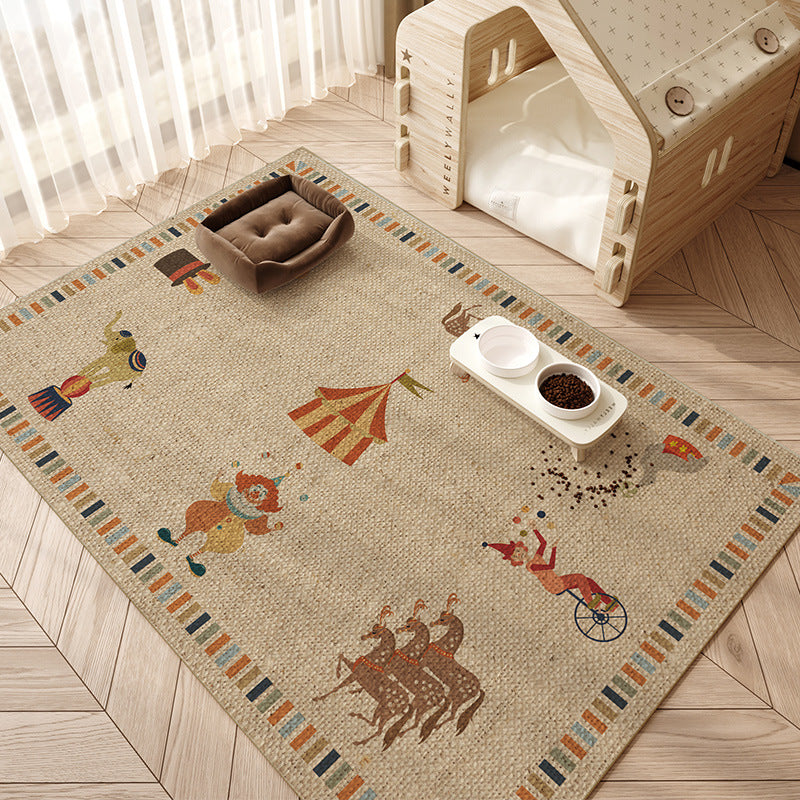 Cat-Themed Pet Feeding Mat
