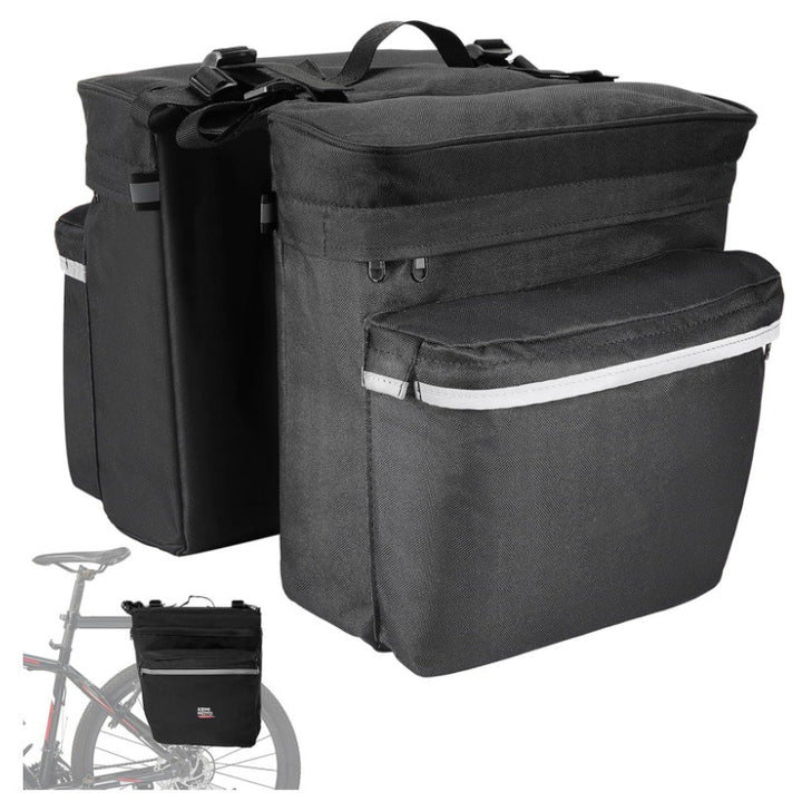 Bicycle bag with multiple attachment and insulated inner pocket Kalsten