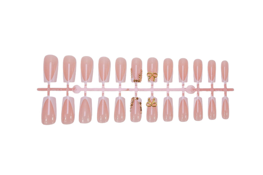 Artificial nail set with elegant decorations and unique designs Kalsten