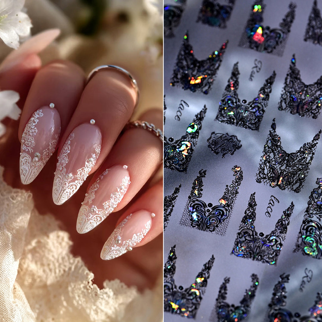 Lace Nail Art Stamping Plate