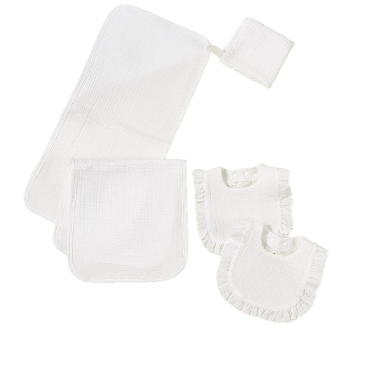 Soft Muslin Baby Bib and Changing Pad Set kalsten