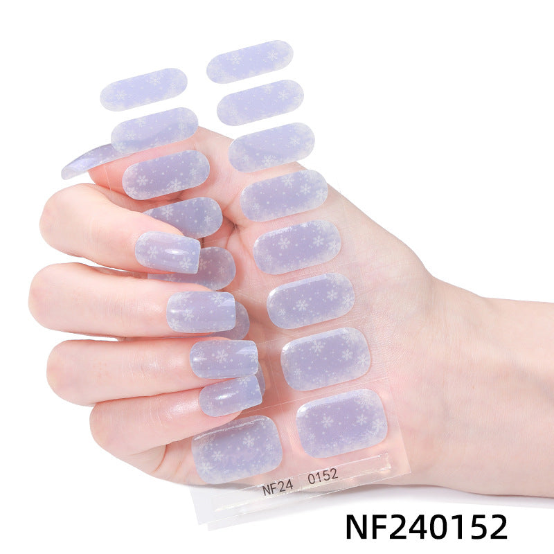 Elegant French Tip Nail Wraps