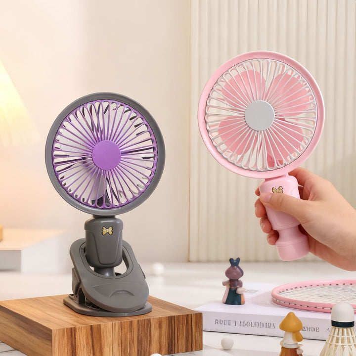 Women's Portable USB Table Fan with Flexible Clamping System Kalsten