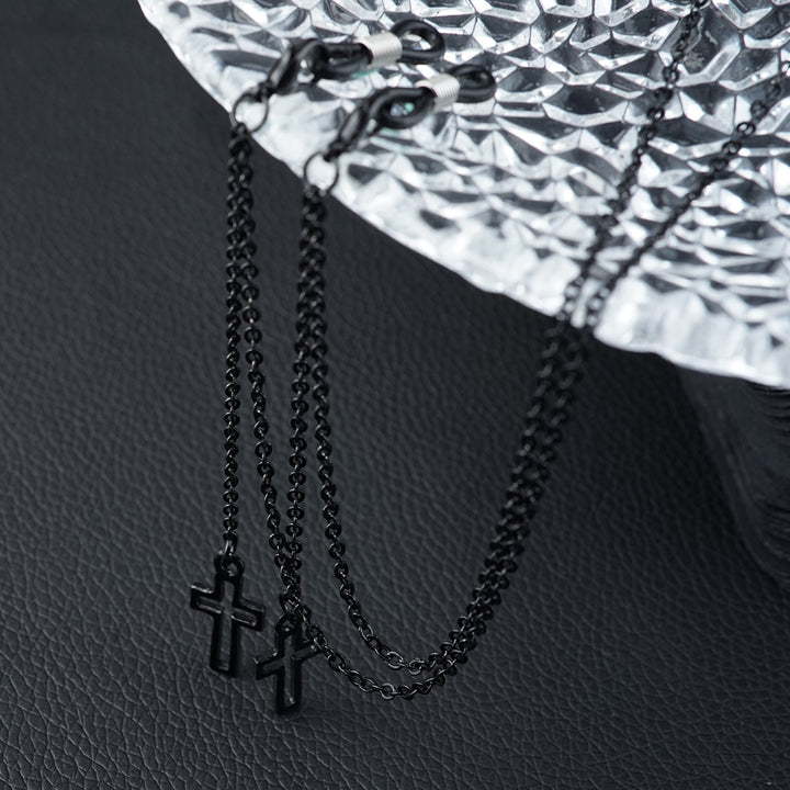 Dual Cross Pendant Eyewear Chain Kalsten