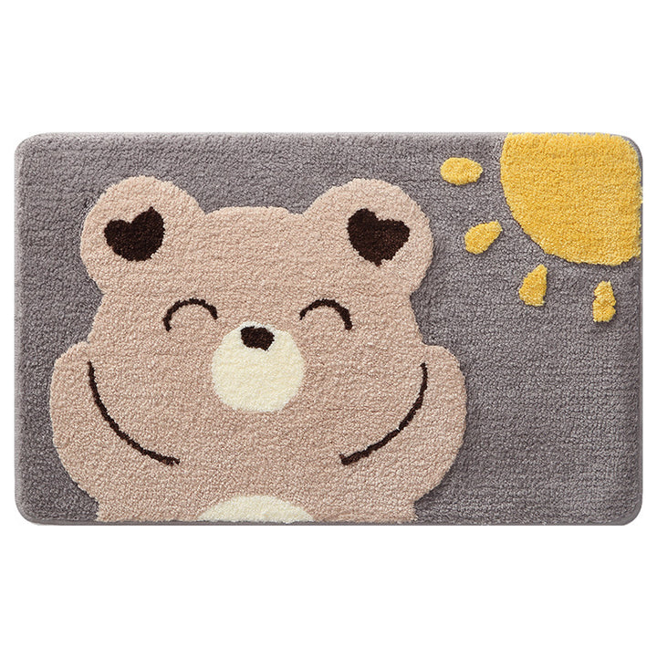 Cute Cat-Themed Bath Mat Kalsten