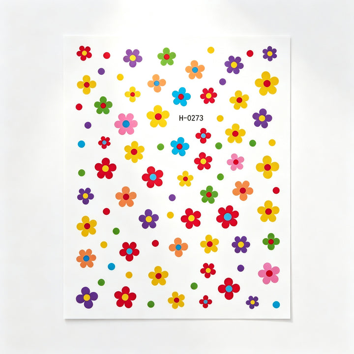 Tropical Fruit-Themed Nail Art Sticker Set