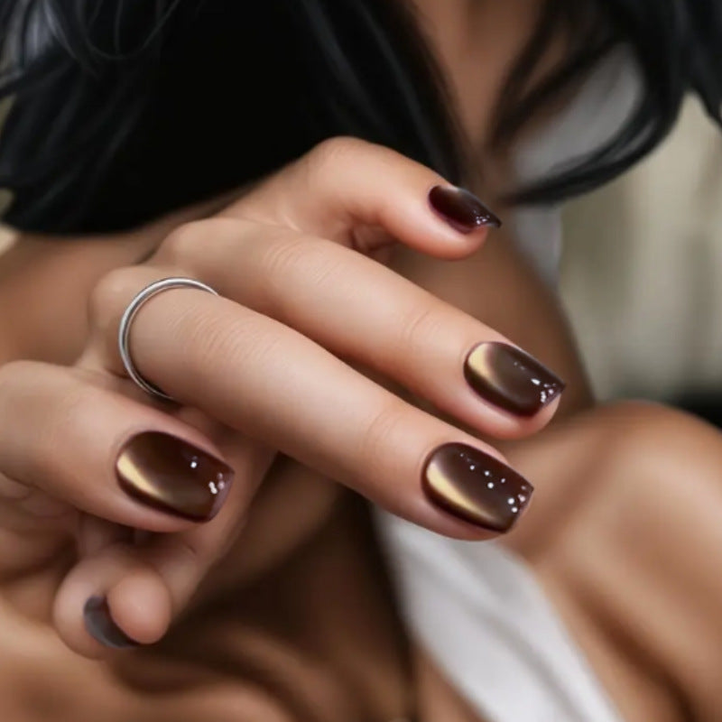 Glossy Long-Lasting Press-On Nail Set Kalsten