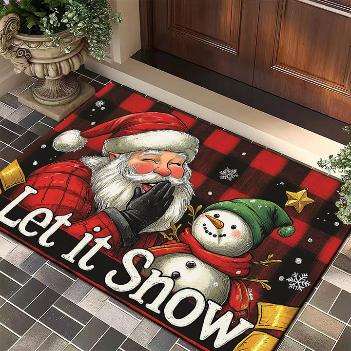 Festive Seasonal Welcome Mat