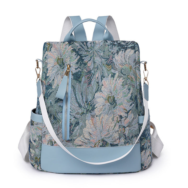 Floral Patterned Versatile Backpack Kalsten